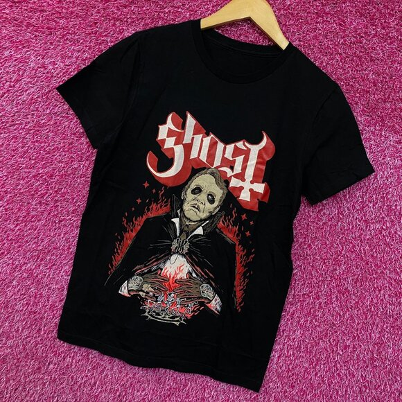Ghost Cardinal Copia Occult Ritual Gothic Metal Band Tee S - Picture 3 of 4